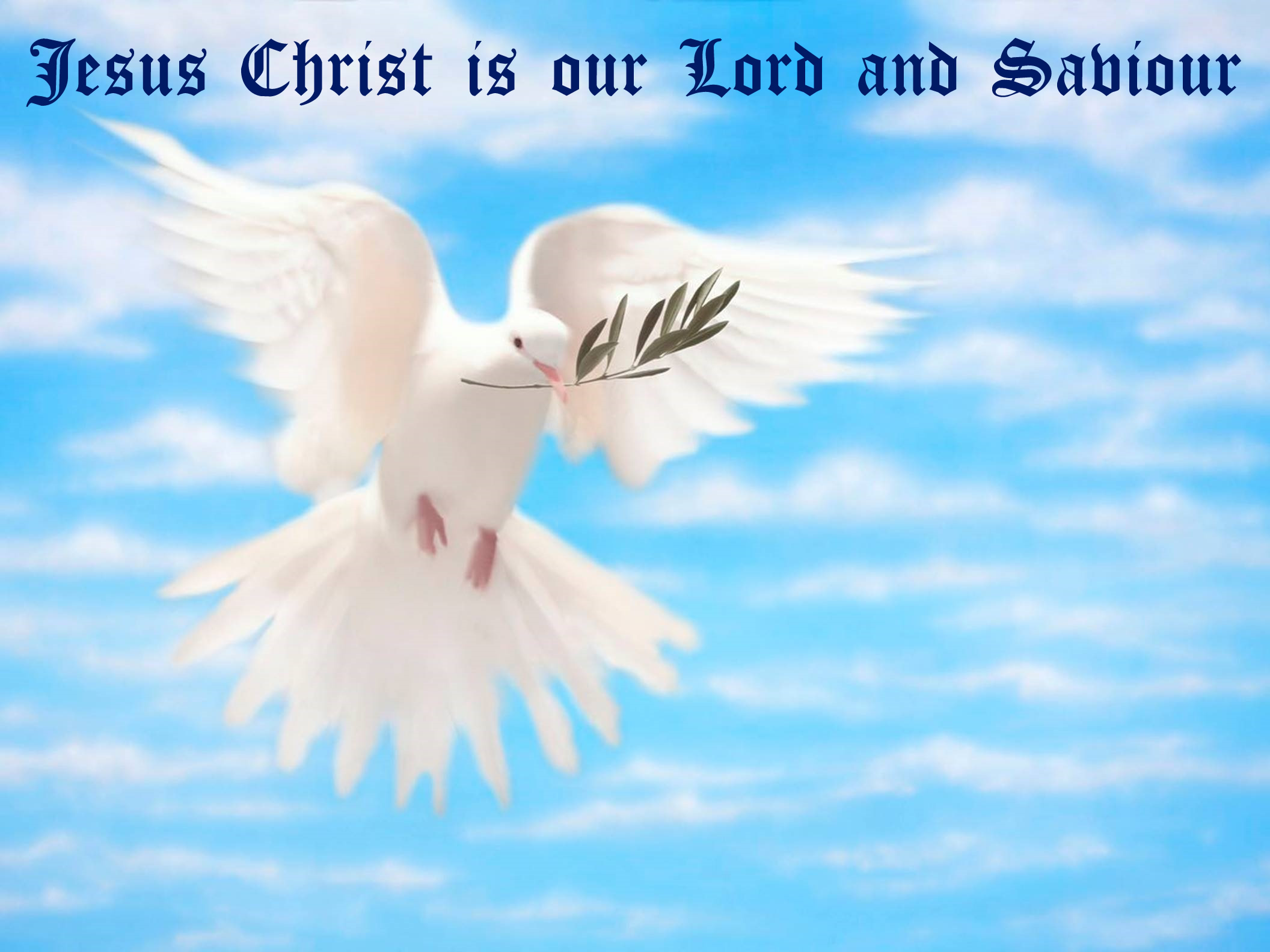 Jesus Christ is our Lord and Saviour